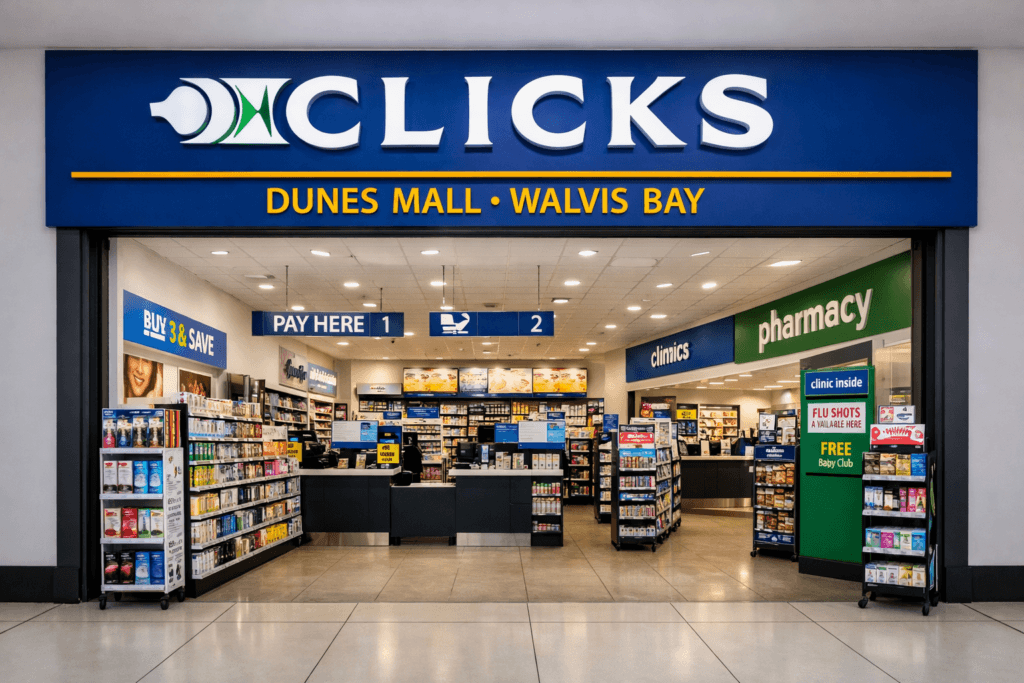 Clicks Dunes Mall Walvis Bay